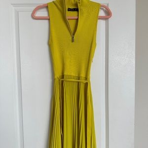Karen Millen Mustard Color Maxi Dress